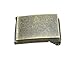 Canvas Web Belt Flip-Top Antique Brass Buckle/Tip Solid Color 50
