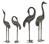Aquascape - Water Garden Brass Crane Pair Spitter - Small (32H & 25H)