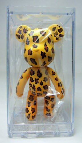 Popobe 3 inch Wild Leopard Bear in clear display box