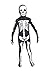 Glow Skeleton Morphsuit Kids Costume