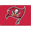 Tampa Bay Buccaneers NFL Applique & Embroidered Team Banner (36"x24")