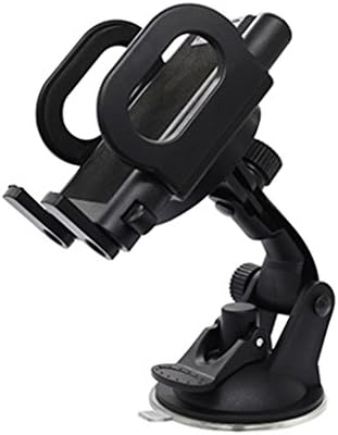 Woderful Car Holder 2 In 1 Mobile Phone Car Mount, Secure Phone/GPS to Windshield or Air Vent, Padded, Adjustable Grips, Fits Iphone 6 6+ 5 Galaxy S6 S5 Phones (Black)