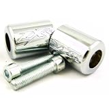 Kawasaki Ninja ZX6 ZX7 ZX9 ZXR Chrome Engraved Bar Ends