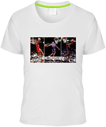 KOPONY Michael Jordan Vince Carter, Dwight Howard Tee Shirts For Lady M white