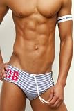 Review   / Rufskin French Sailor Swimsuit for Men - White