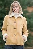 Women's Tina New Zealand Baby Lamb Shearling Coat