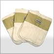 Simple by Bebe au Lait Organic Burp Cloth 3-Pack - Buttercup