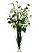 Coneflower and Chinese Lantern Silk Flower Arrangement