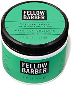 Fellow Barber Texture Paste (2 Oz) with the Beardman Military Brush (Military Brush)