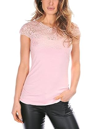 Maison Dudu Camiseta Manga Corta Alaska (Rosa Claro)