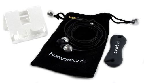 Humantoolz XFT200B Sound Budz XST Earbuds with Mic Bundle - Black