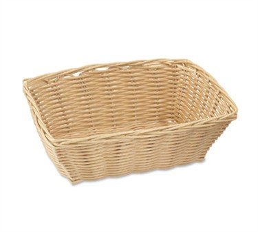 Basket  Rectangular  9'' X 7'' X 2 3 4''  Wire Reinforced Tops  Bottoms And Ribs  Odorless  Dishwash