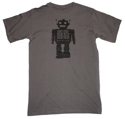 Happy Family Clothing Futuristic Robot Mens T-Shirt