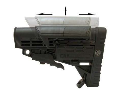 Command Arms 6 Position Collapsible Stock With Adjustable Cheekrest For AR15 M4 Rifles And... by Command Arms