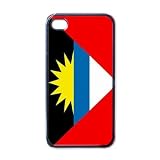 41tsVuoI3fL. SL160  Antigua And Barbuda Flag Black Iphone 4   Iphone 4s Case