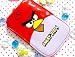 Apple iPhone 3GS/4G Angry Birds Style PU Leather Bag/Case/Cover/Protector(Red)