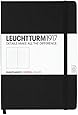 Leuchtturm 1917 Notebook A5 Hardcover Dotted Medium Black