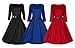 Lindy Bop Women's 'Holly' Vintage Style 3/4 Sleeve Dress