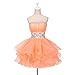 Fashion Plaza Crystal Sequined Mini Short Dress D0130