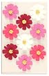 Martha Stewart Crafts Stickers Cosmos Flowers Pink/White By The Package