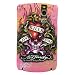 New Pink Ed Hardy Loves Kill Slowly By Christian Audigier Snap on Hard Skin Back Cover Case for Blackberry Curve 8300 8330 8310 8320 + Premium Lcd Screen Guard in Original Box