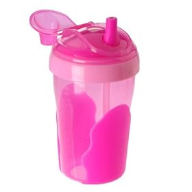 Vital Baby Straw Cup (Pink, 280ml)