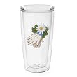Garden Gloves 16 oz Insulated Beverage Tumbler, Clear