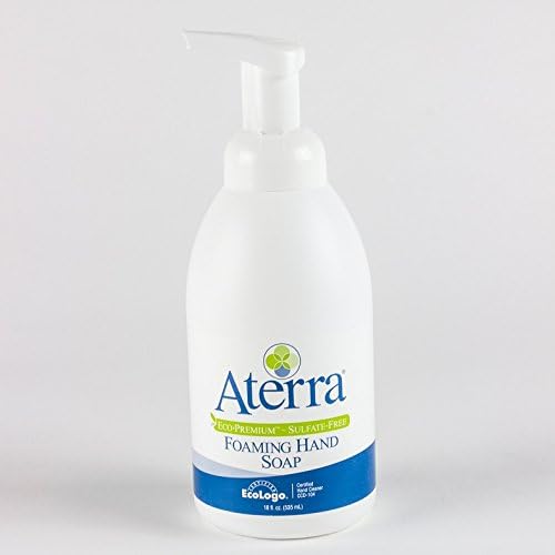 (12) 18 oz Aterra Eco-Premium Sulfate-free Foaming Hand Soap Bottles