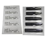 Tattoo Supply 100 Plastic Disposable Tips (Nozzles) Round/flat