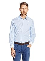 Pedro del Hierro Camisa Hombre Summer Poplin Faf T-Relax (Azul)