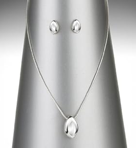 Silver Plated Nuggets Necklace 