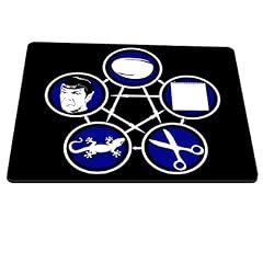 Stein Schere Papier Echse Spock Mauspad Mousepad
