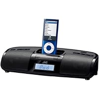 JVC Home RAP1 Portable iPod Dock/Alarm Clock with FM Tuner