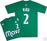 Dallas Mavericks Jason Kidd Alternate Green Adidas T Shirt
