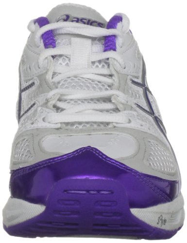 Asics Women's Gel Netburner Tasman 3 W White/Flag Navy/Spectra Violet Court Trainer R159N 0134 8.5 UK