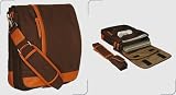 Small Loft Shoulder Bag 13-inch (Chocolate/Orange) (Chocolate/Orange)