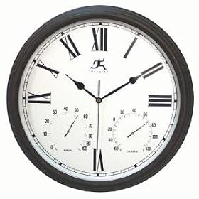 Infinity Instruments Tranquility - Radio Controlled Outdoor Wall Clock