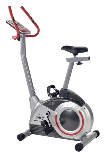 Christopeit Ergometer MS 40, Silber Schwarz Rot Preisvergleich