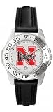 Nebraska Cornhuskers Suntime Sport Leather Ladies NCAA Watch