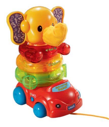 Childrens Toyshop  Toys : VTech Stack and Pull Elephant