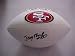 Jerry Rice Hand Signed Autographed San Francisco 49ers Football
