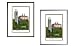 University of Kansas Undergrad Framed Collegiate Campus Lithograph