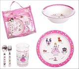 Baby Cie Childrens Melamine Dinnerware Lunch Set - Princess
