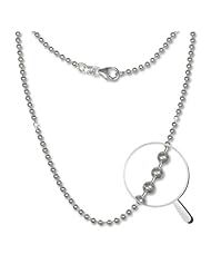 SilberDream ball chain, Necklace 925 Sterling Silver Women, 27.6 inch (70cm) SDK20670