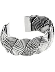 Clevereves Sterling Silver 28.75 mm Width Fashion Cuff Bracelet