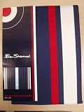 Ben Sherman Navy Blue Curtains Pair 66 x 54 OFFICIAL