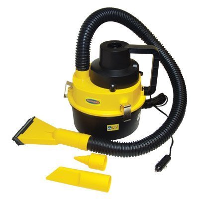 12 VOLT WET/DRY VACUUM WITH ADAPTERS