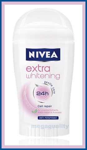 NEW Nivea Extra Whitening Cell Repair Deodorant Stick 40 Ml. Free Shippng From Thailand