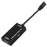 MHL Adapter Kabel Micro USB auf HDMI für Samsung i9100 Galaxy S II S2, Nexus i9250, Note N7000, Sensation XE & XL, HTC Flyer