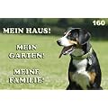 Metall - Warnschild Entlebucher Sennenhund